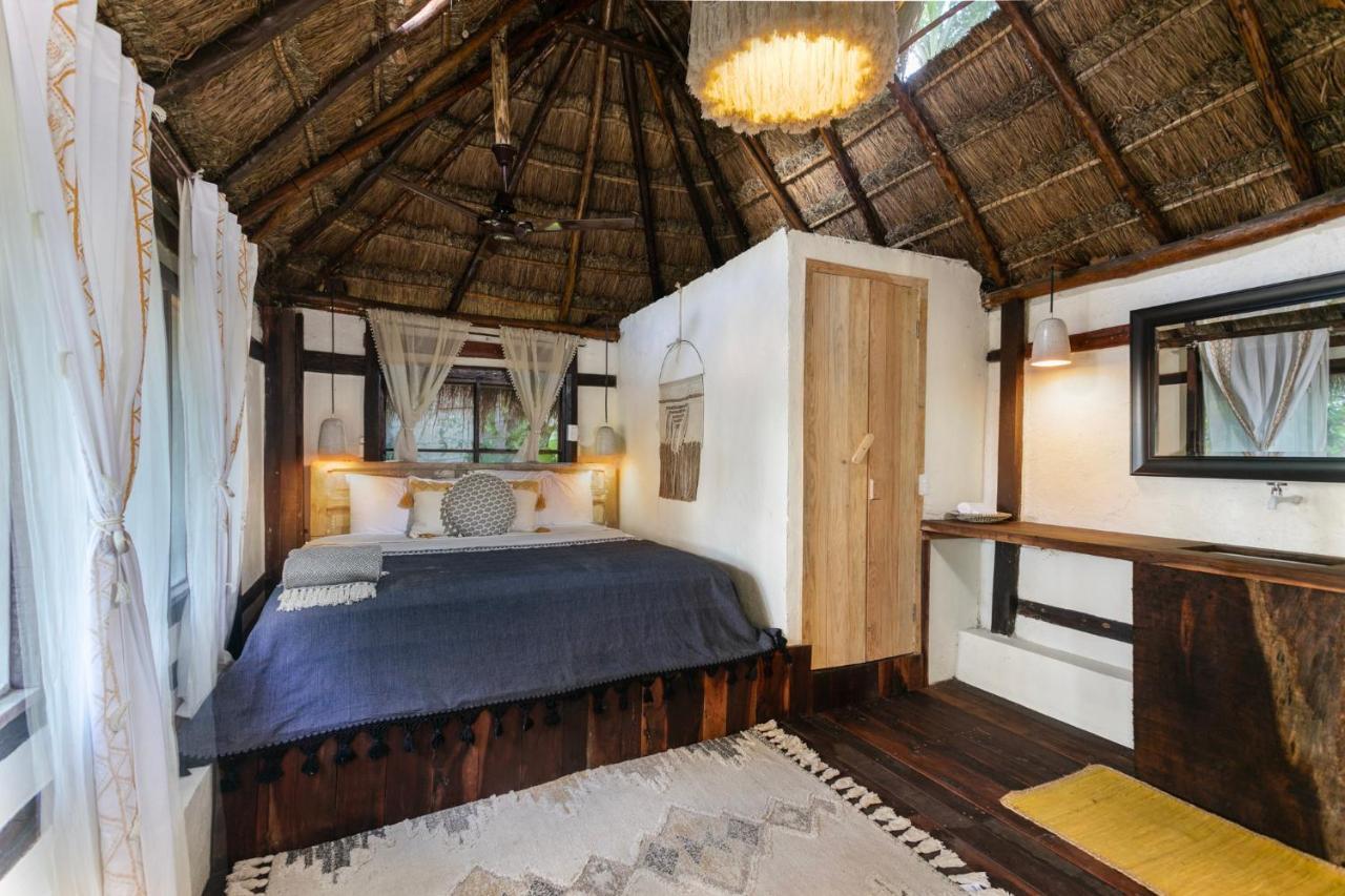 Villa Santuario Lake Front Oasis Bacalar Buitenkant foto