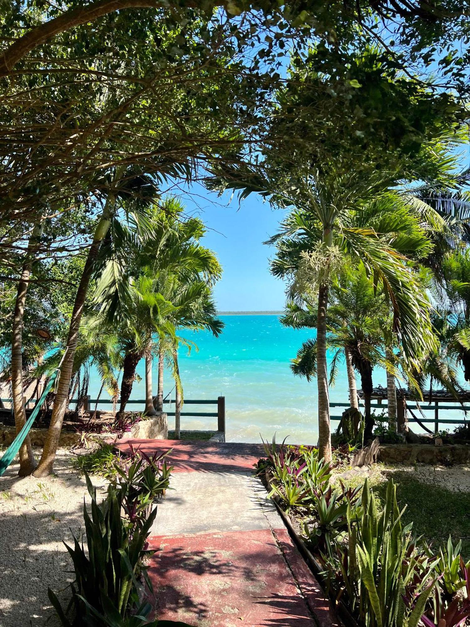 Villa Santuario Lake Front Oasis Bacalar Buitenkant foto