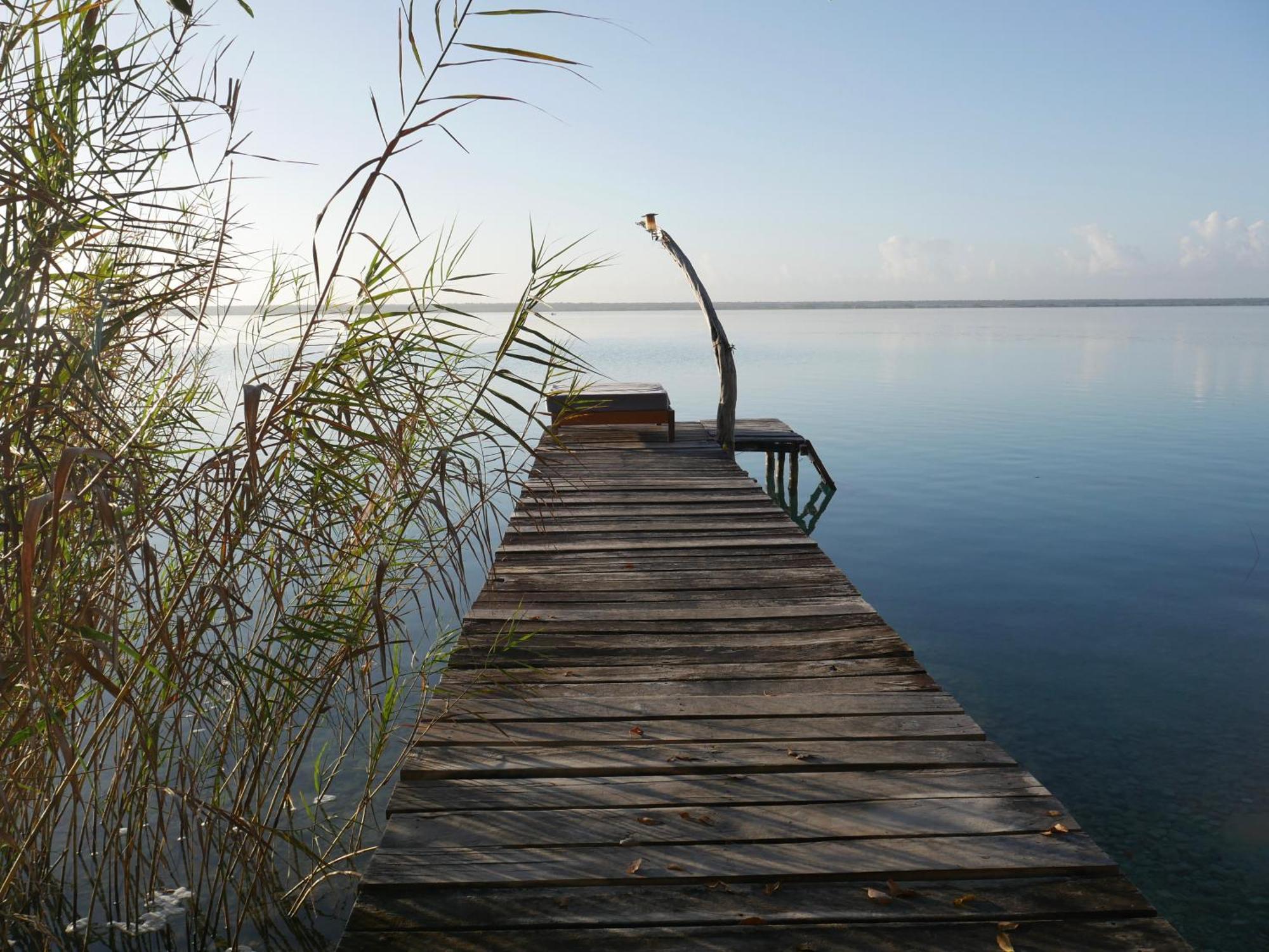 Villa Santuario Lake Front Oasis Bacalar Buitenkant foto