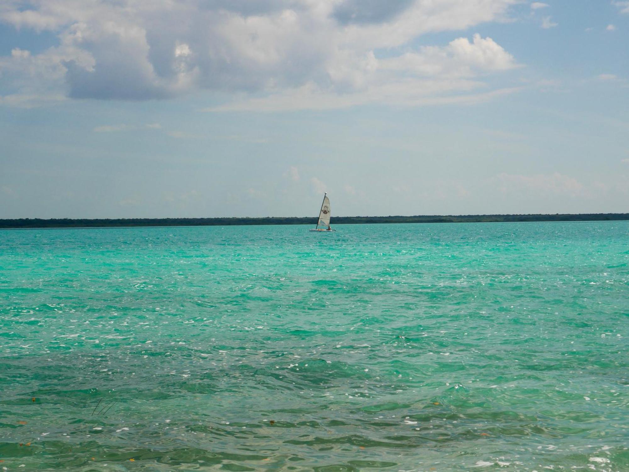 Villa Santuario Lake Front Oasis Bacalar Buitenkant foto