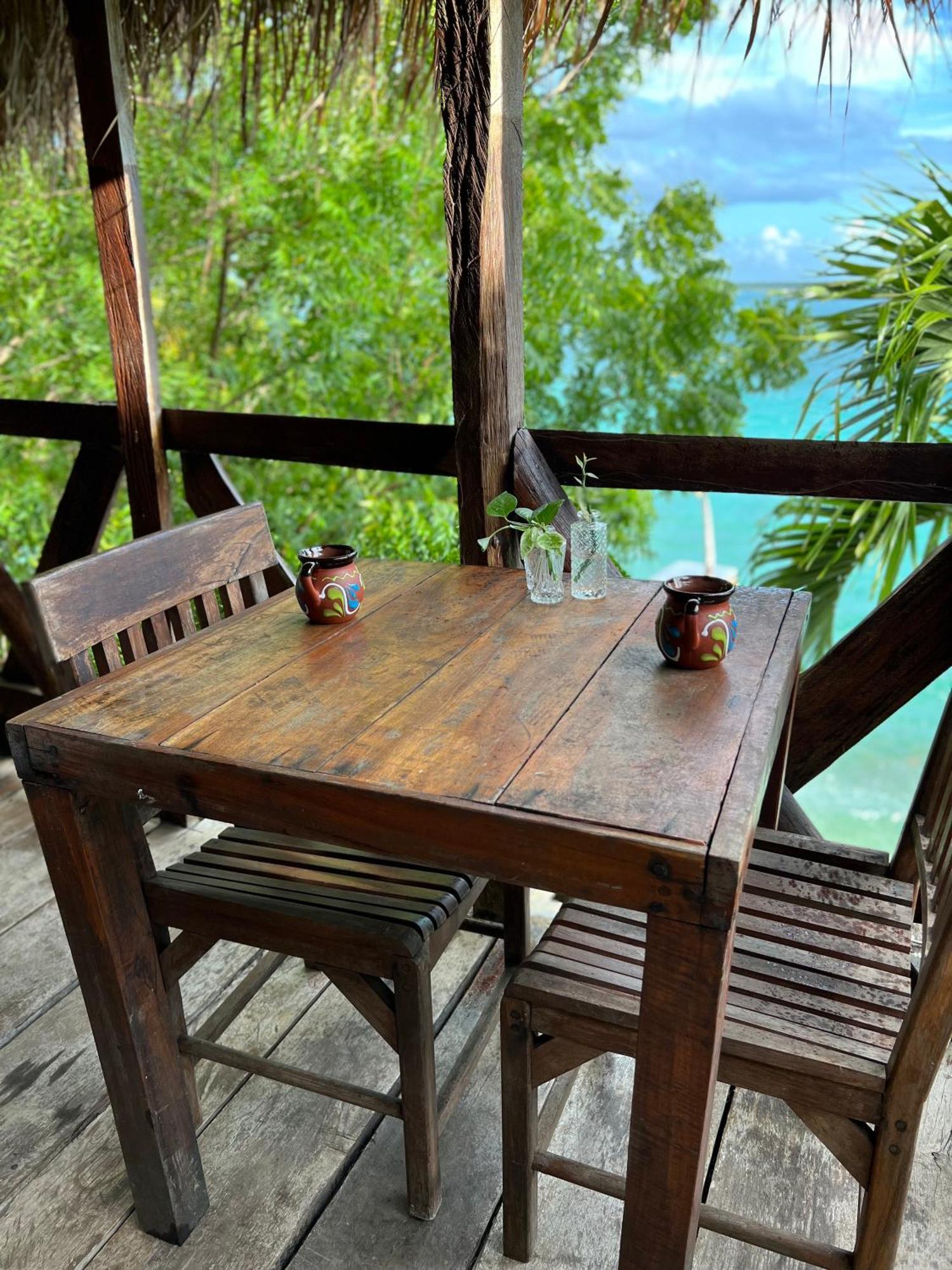 Villa Santuario Lake Front Oasis Bacalar Buitenkant foto