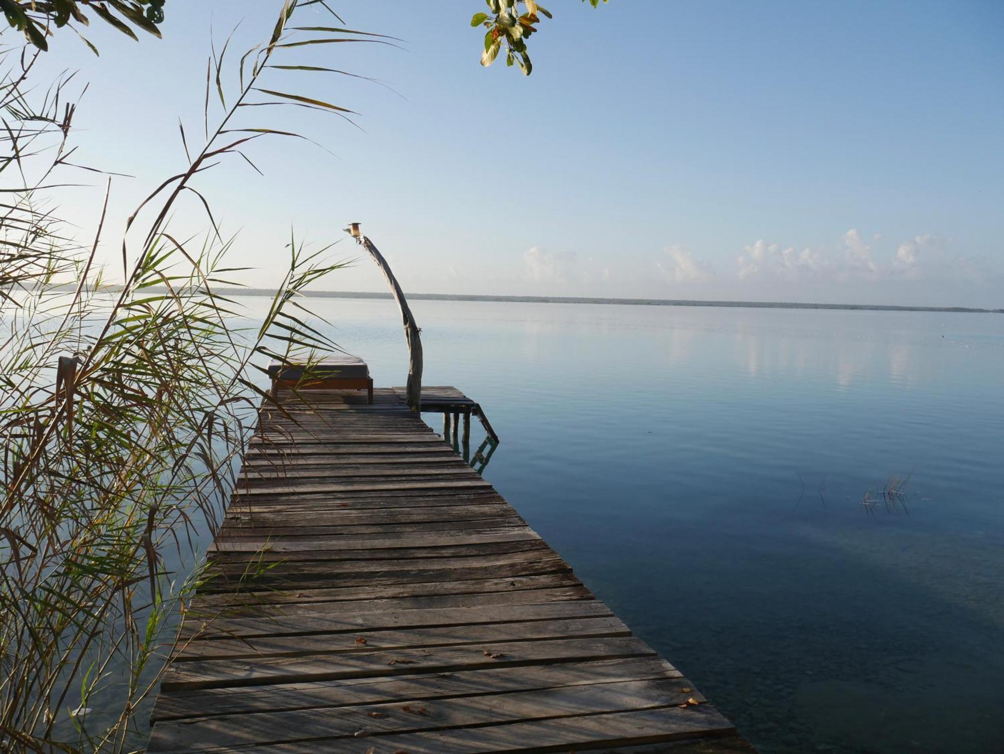 Villa Santuario Lake Front Oasis Bacalar Buitenkant foto