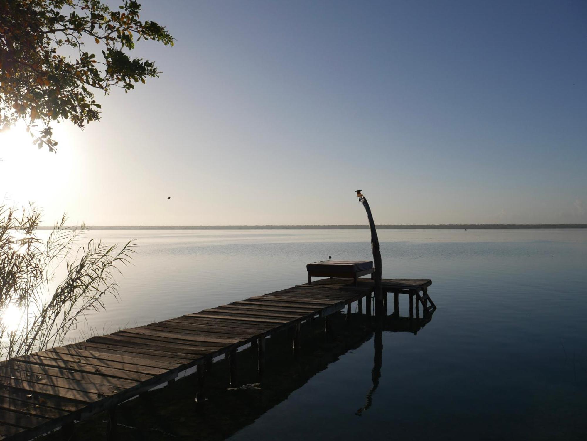 Villa Santuario Lake Front Oasis Bacalar Buitenkant foto
