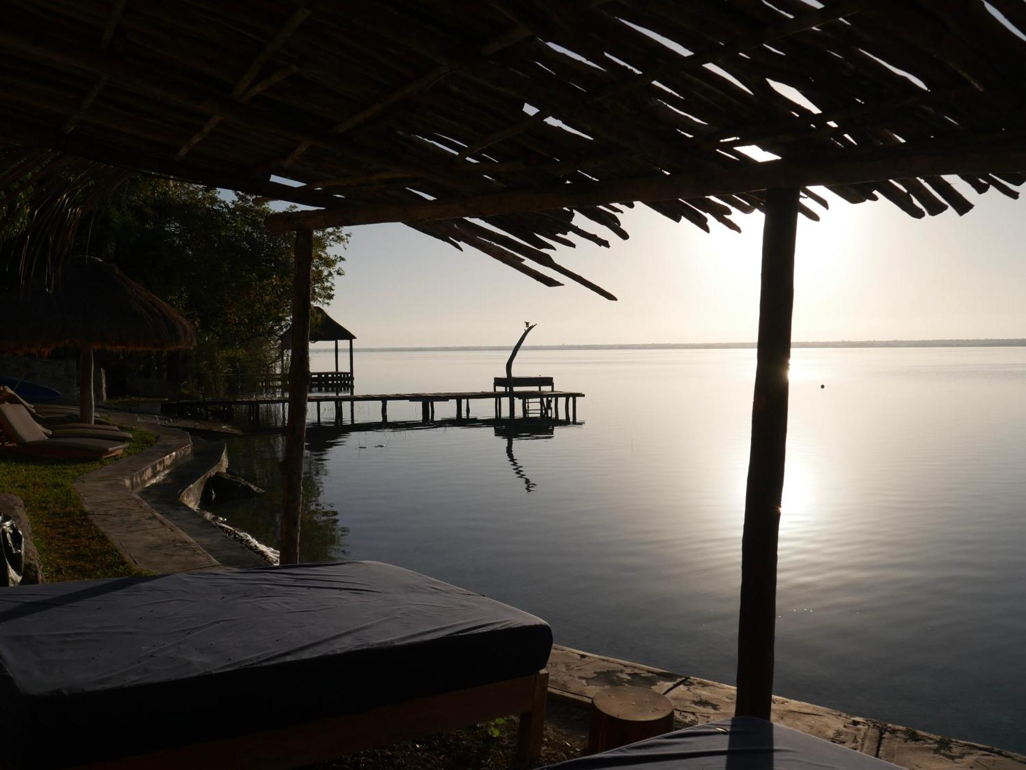 Villa Santuario Lake Front Oasis Bacalar Buitenkant foto